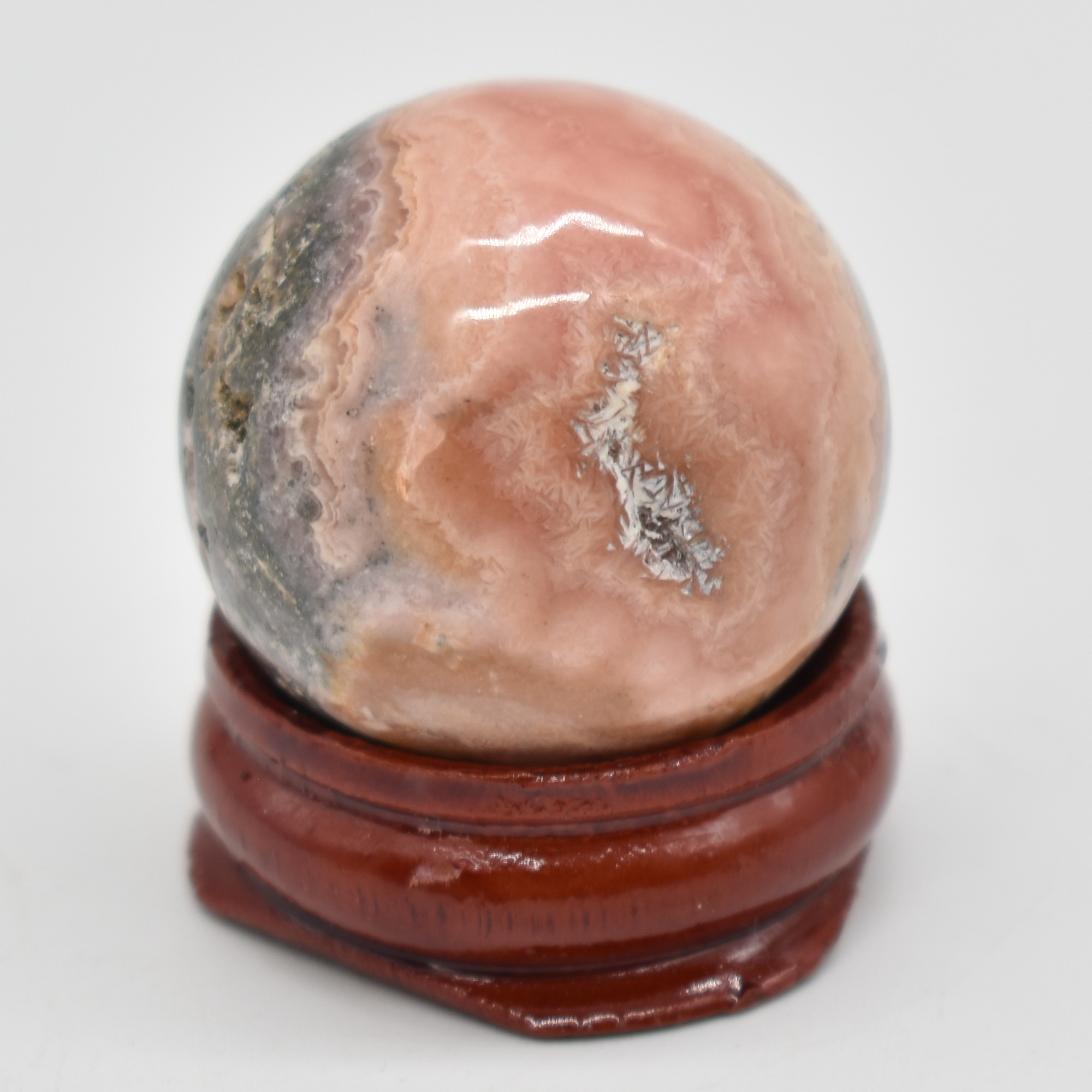 Rhodochrosite Crystal Sphere / Ball from Argentina - 2.5cm - 43 grams #04 - Image 2
