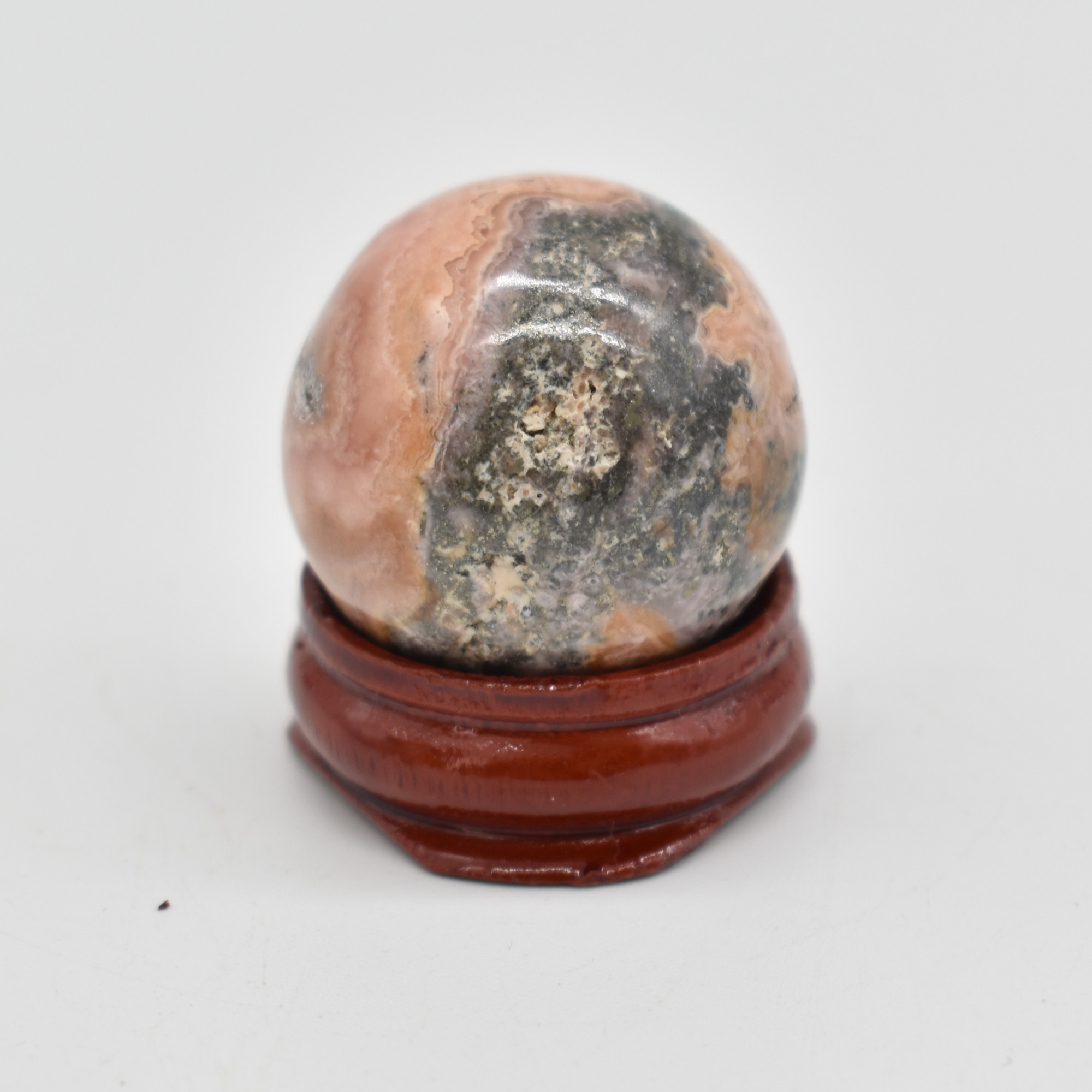 Rhodochrosite Crystal Sphere / Ball from Argentina - 2.5cm - 43 grams #04 - Image 3