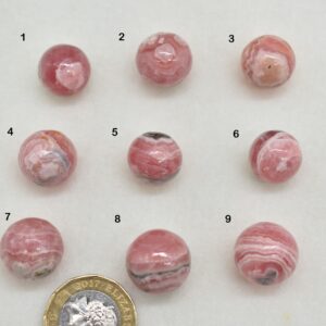 Rhodochrosite Crystal Sphere Ball from Argentina - 1 Count - 9 Choices