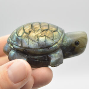 Labradorite Turtle - 6cm x 5cm x 2.5cm - 91 grams
