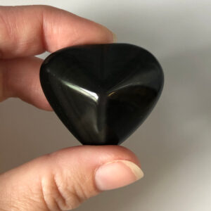 Rainbow Obsidian Heart - 25g - 40g - 4cm x 3cm #02