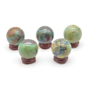 Azurite Malachite Crystal Sphere Ball  -  4cm -  90 - 110 grams