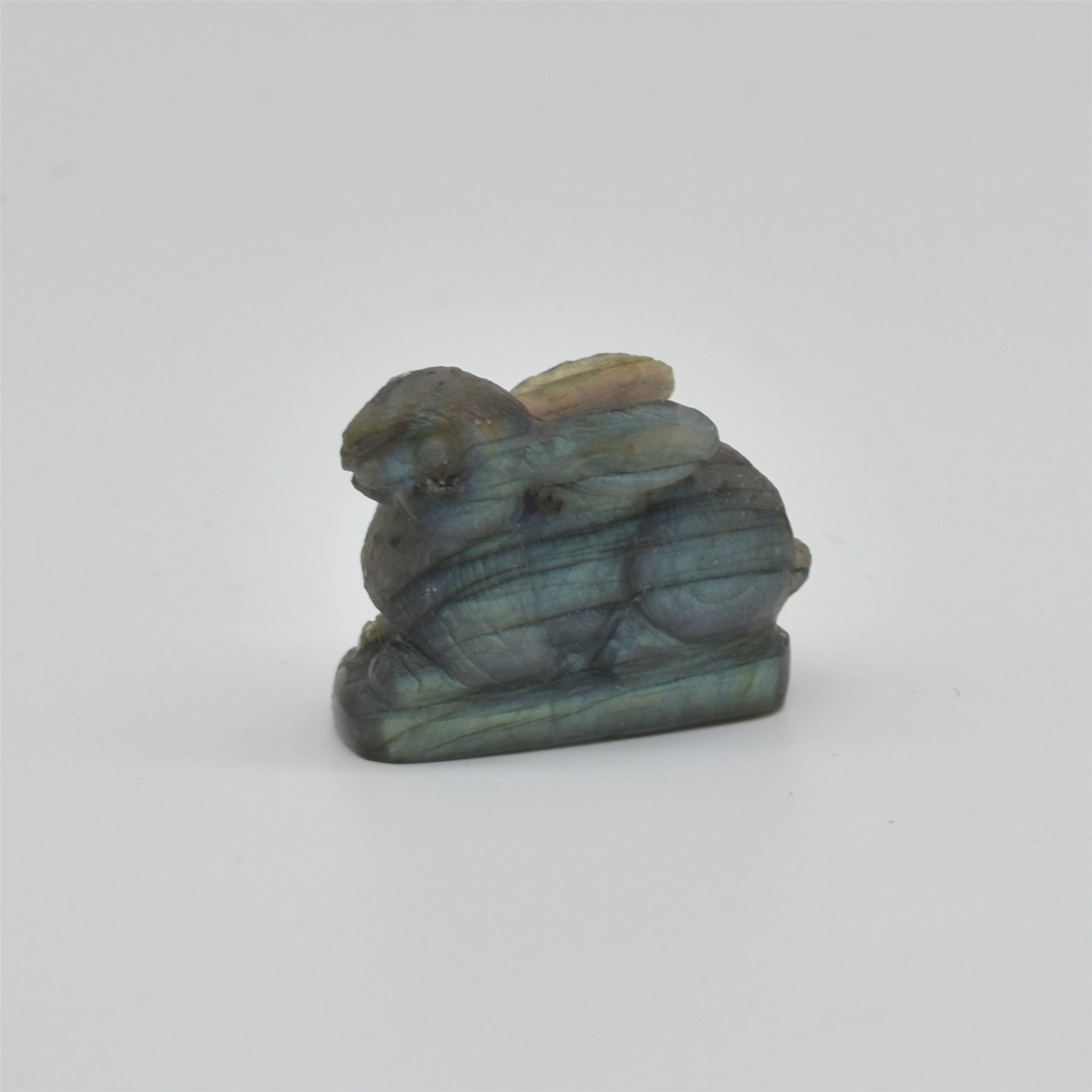 Labradorite Bunny Rabbit - 5cm x 4cm x 2cm - 59 grams - Image 7