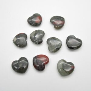 African Blood Jasper Heart - 3cm