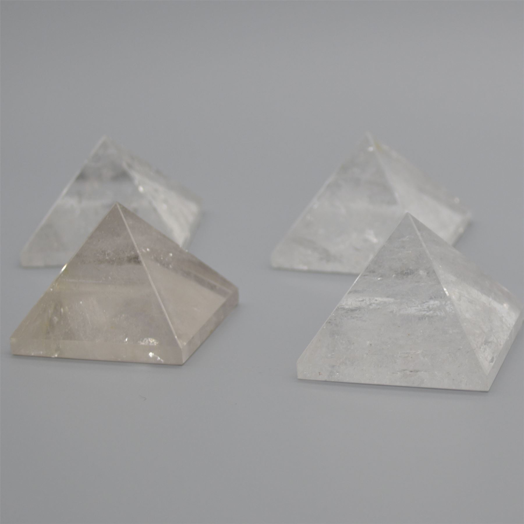 Clear Quartz Crystal Pyramid - 5cm x 4.5cm - 100 - 150 grams - Image 2