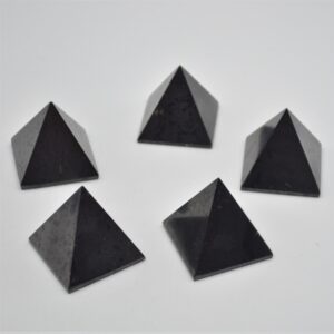 Shungite Crystal Pyramid - 4.5cm x 4cm