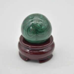 Malachite Crystal Sphere Ball - 84 grams - 3.5cm