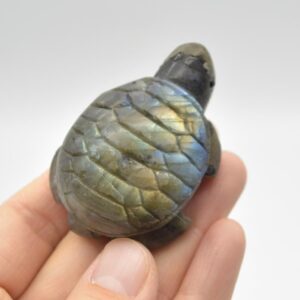 Labradorite Turtle - 5.5cm x 3.5cm x 2.5cm - 61 grams