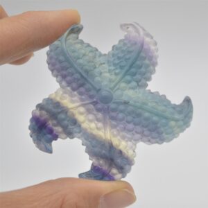 Rainbow Fluorite Crystal Starfish - 5cm - 6 cm - 40 grams