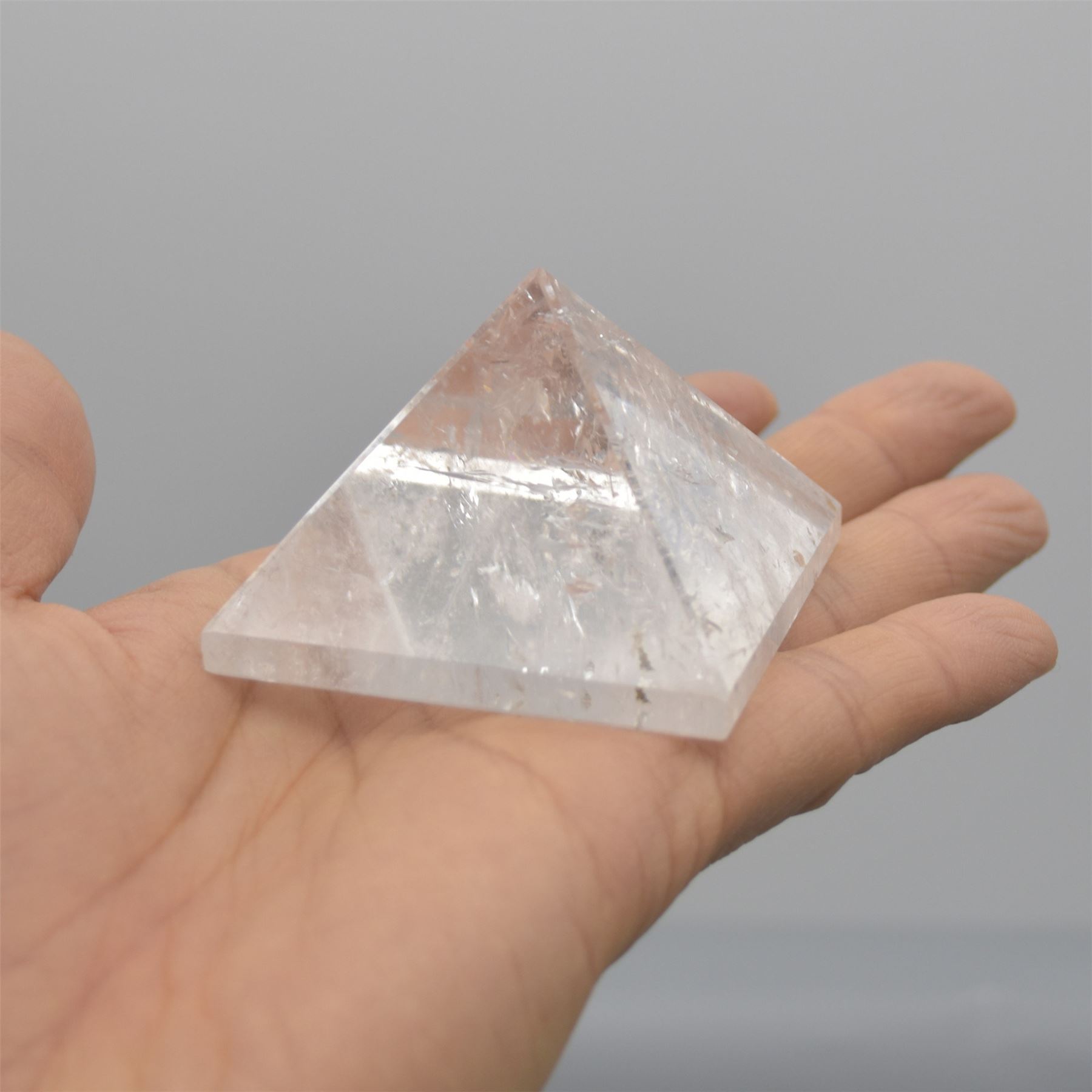 Clear Quartz Crystal Pyramid - 5cm x 4.5cm - 100 - 150 grams - Image 3