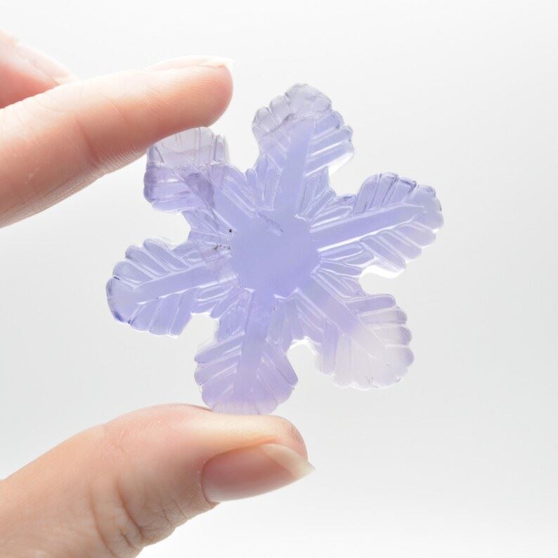 Rainbow Fluorite Snowflake - 33 grams - 5cm x 0.8cm