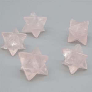 Rose Quartz Merkaba Star - 3.2cm
