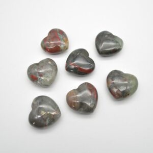 African Blood Jasper Heart - 4cm