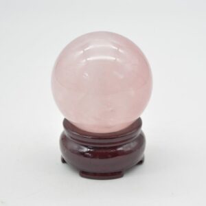 Rose Quartz Crystal Sphere Ball - 180 grams -  4.5cm