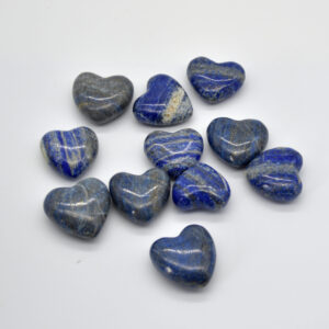 Lapis Lazuli Crystal Heart - 45g - 60g - 4.5cm x 3.5cm