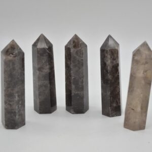Smoky Quartz Crystal Point Tower Wand - 9cm - 10cm