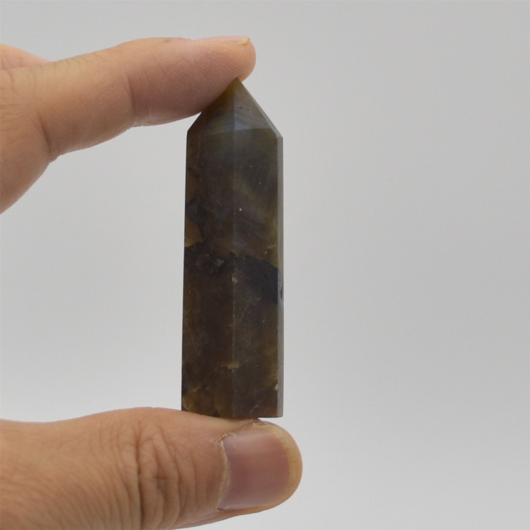 Labradorite Crystal Point Tower Wand - Various sizes - Image 4