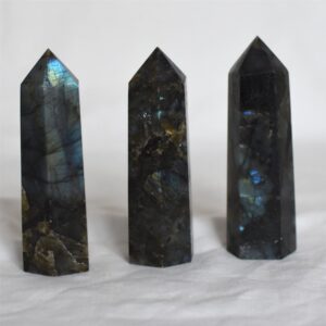 Labradorite Point Tower Wand - 10cm