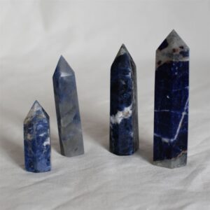 Sodalite Crystal Point Tower Wand - 4 sizes