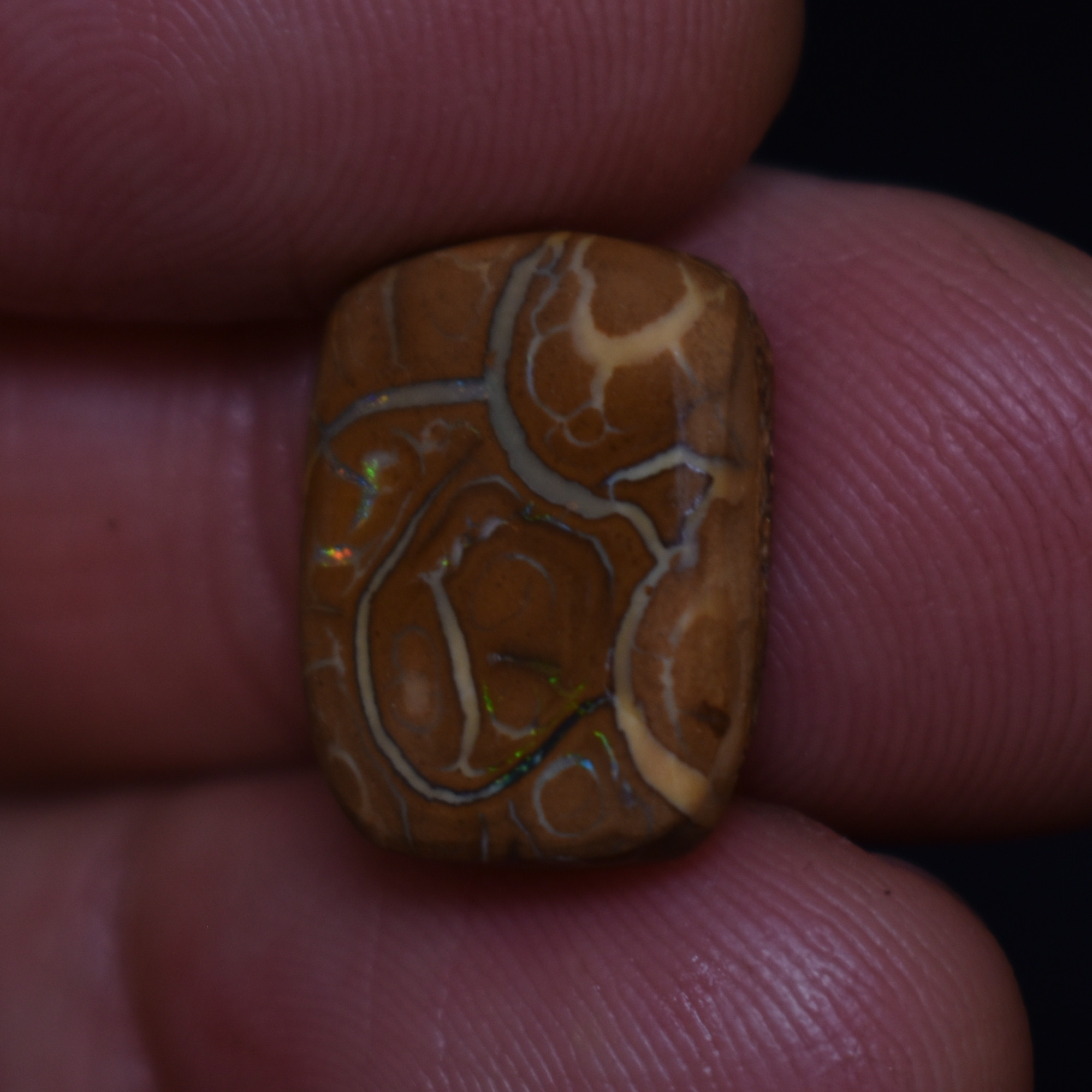 Australian Rough Boulder Opal, Raw Matrix Specimen - 7ct weight #06 - Image 2