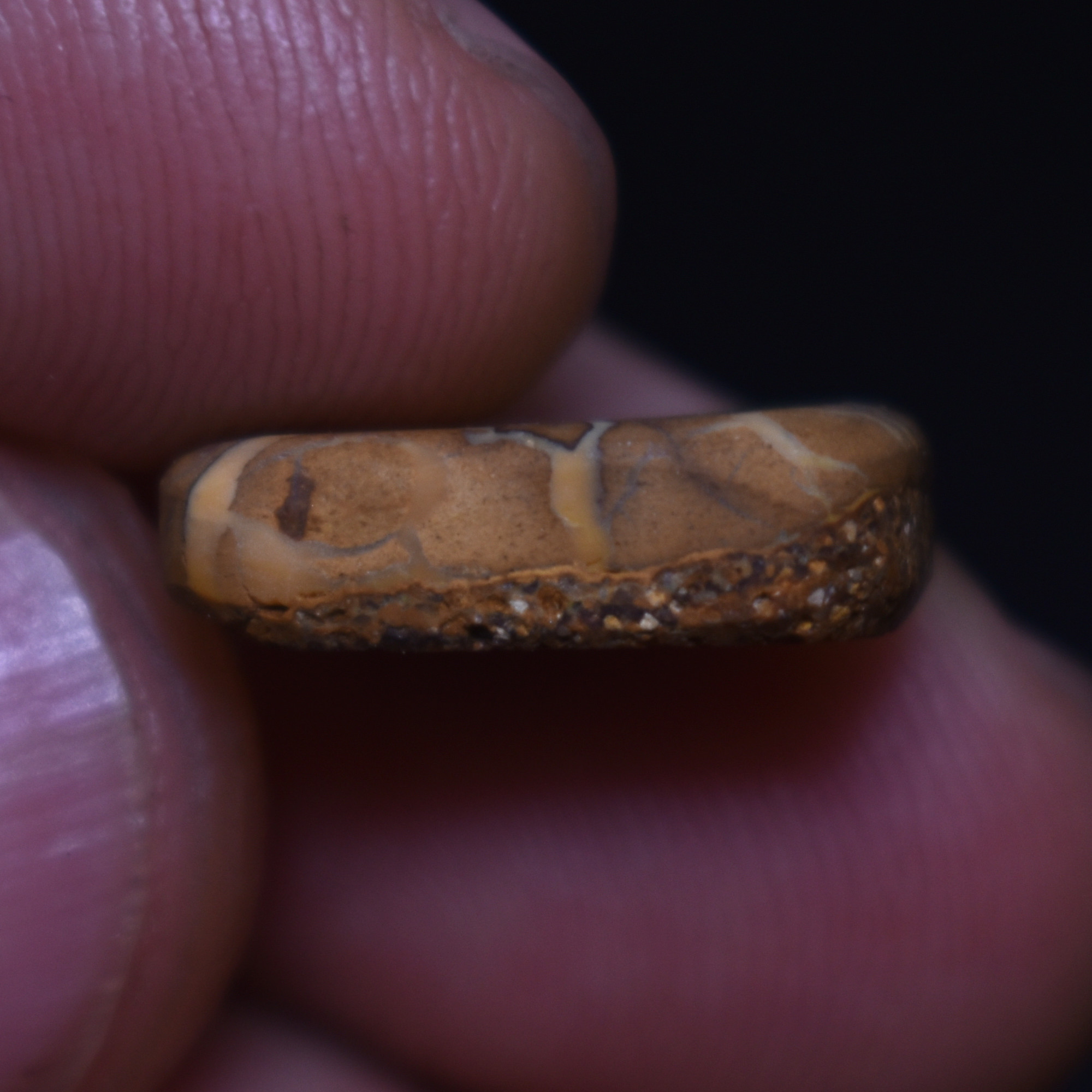 Australian Rough Boulder Opal, Raw Matrix Specimen - 7ct weight #06 - Image 5