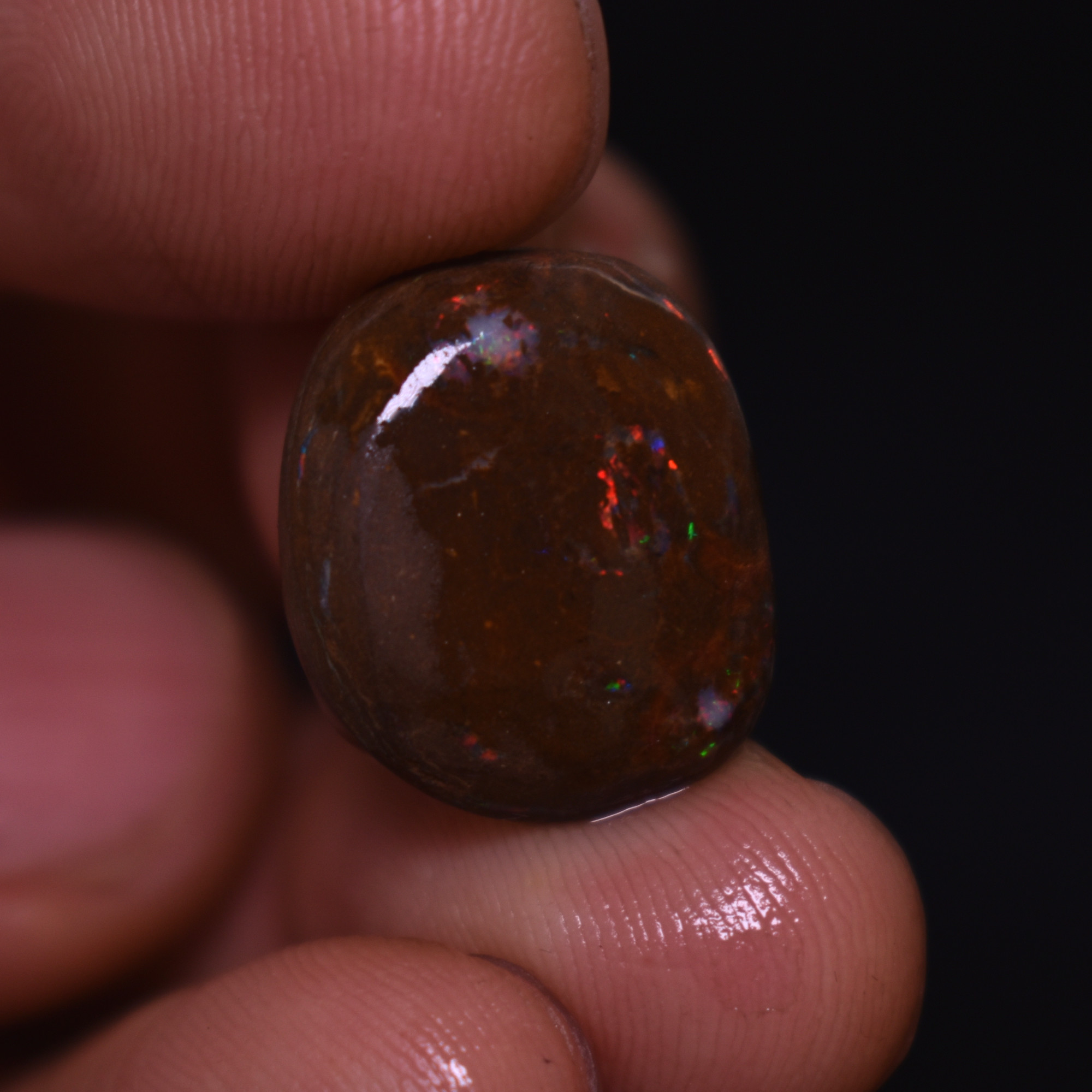 Australian Rough Boulder Opal, Raw Matrix Specimen - 10.8ct weight #09 - Image 2