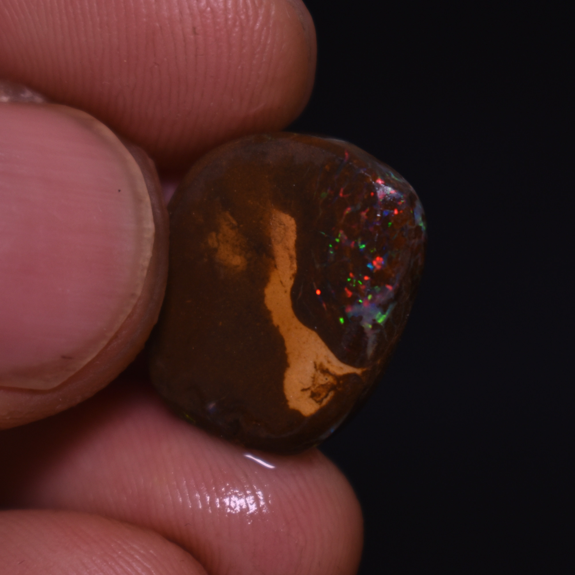 Australian Rough Boulder Opal, Raw Matrix Specimen - 10.8ct weight #09 - Image 3