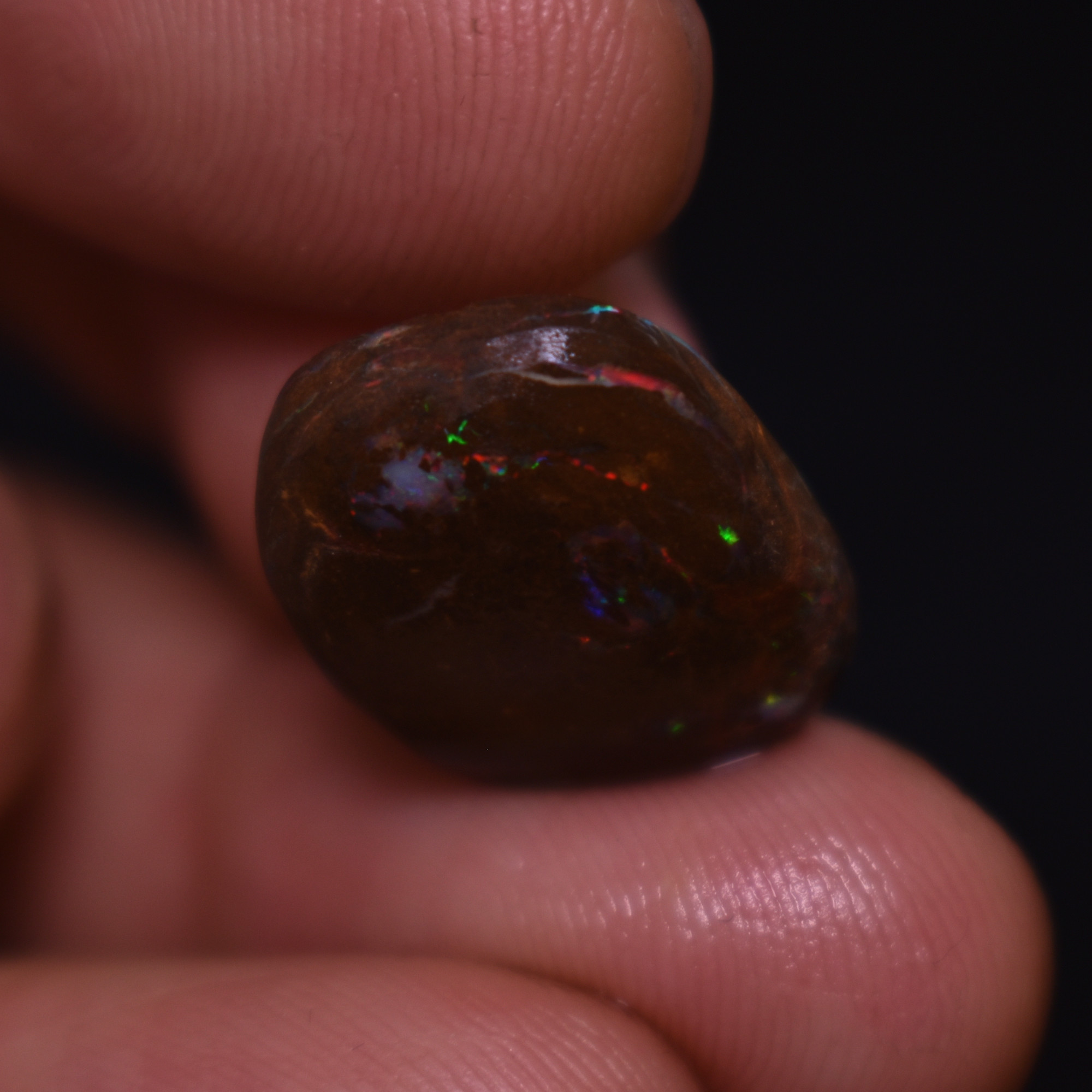 Australian Rough Boulder Opal, Raw Matrix Specimen - 10.8ct weight #09 - Image 4