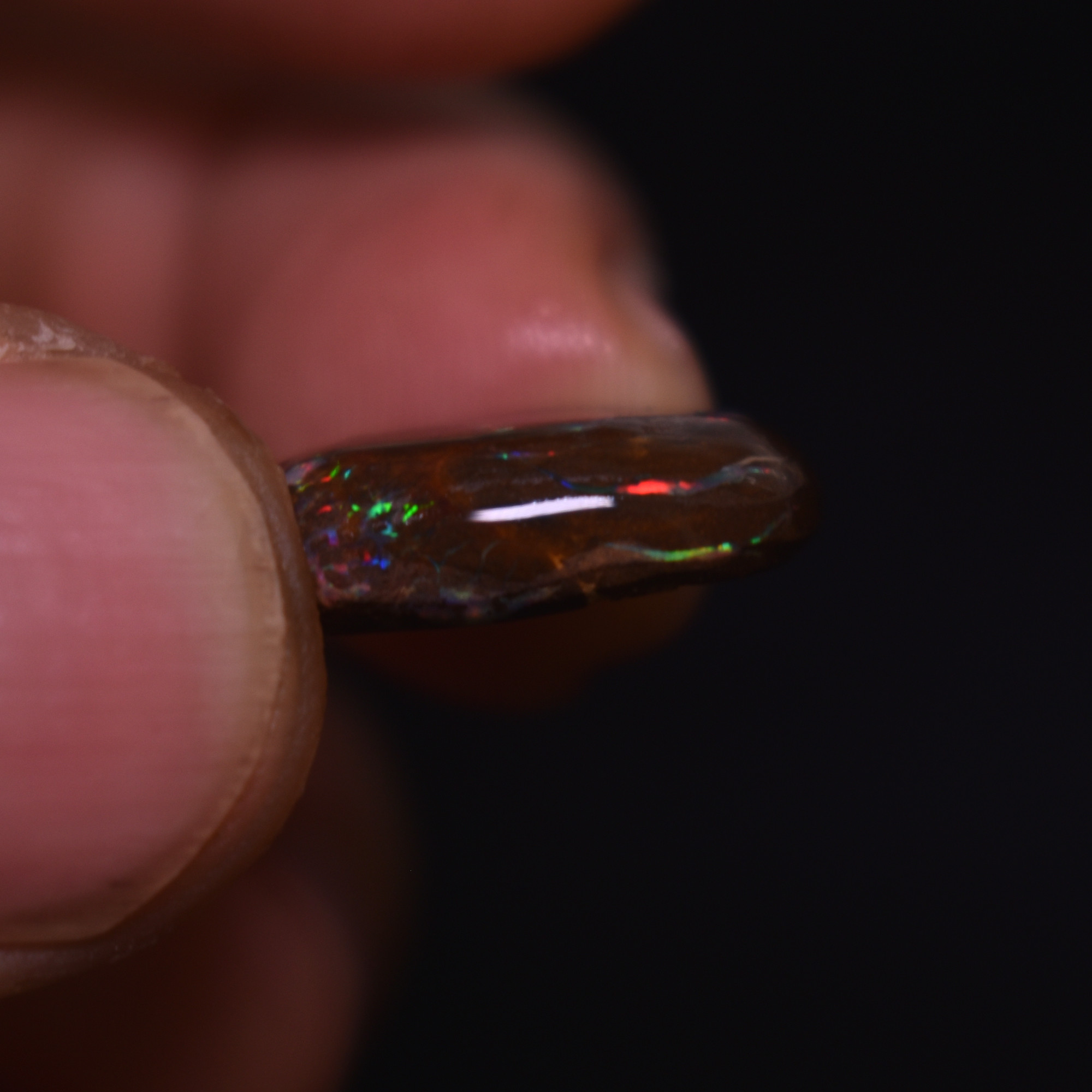 Australian Rough Boulder Opal, Raw Matrix Specimen - 10.8ct weight #09 - Image 5