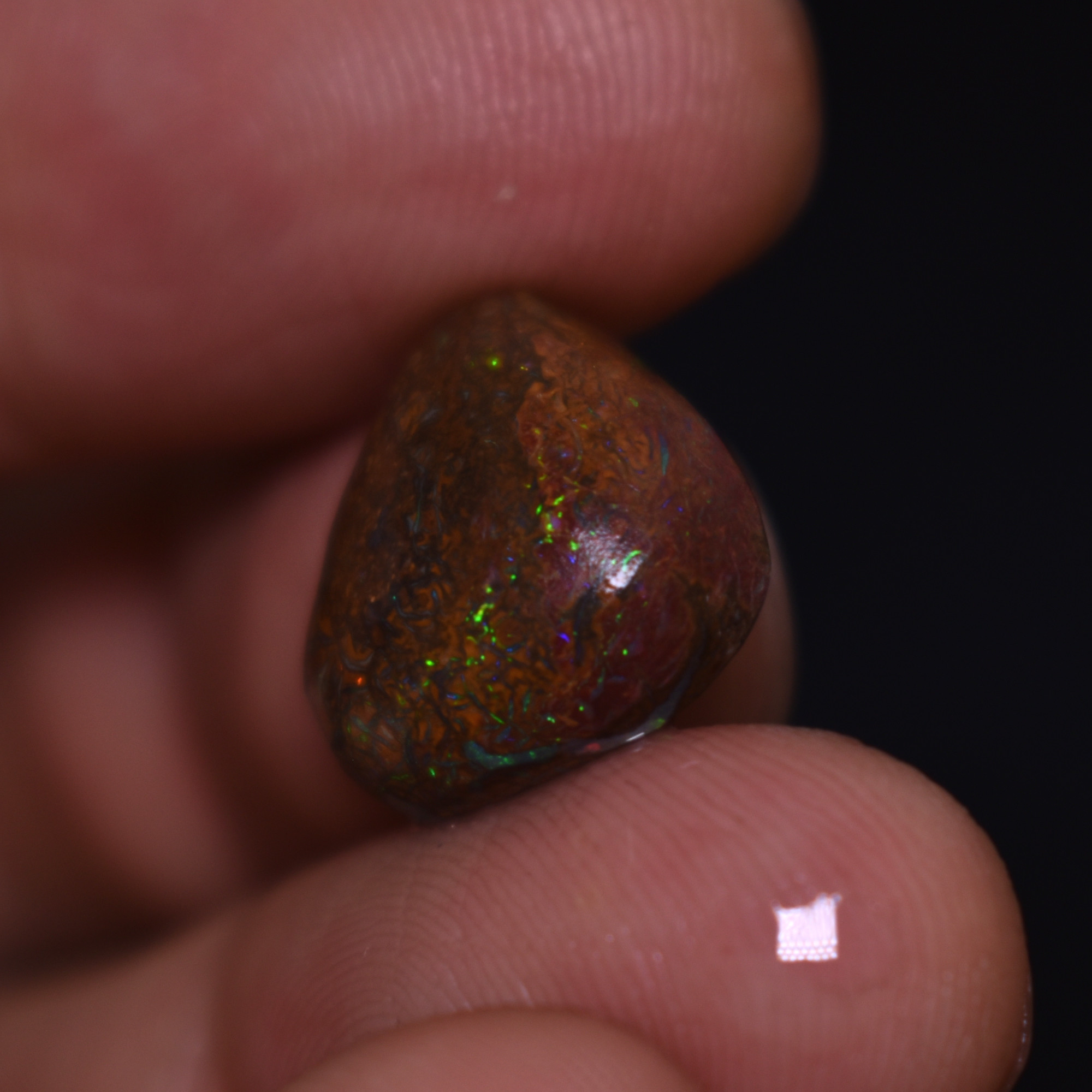 Australian Rough Boulder Opal, Raw Matrix Specimen - 10ct weight #10 - Image 3