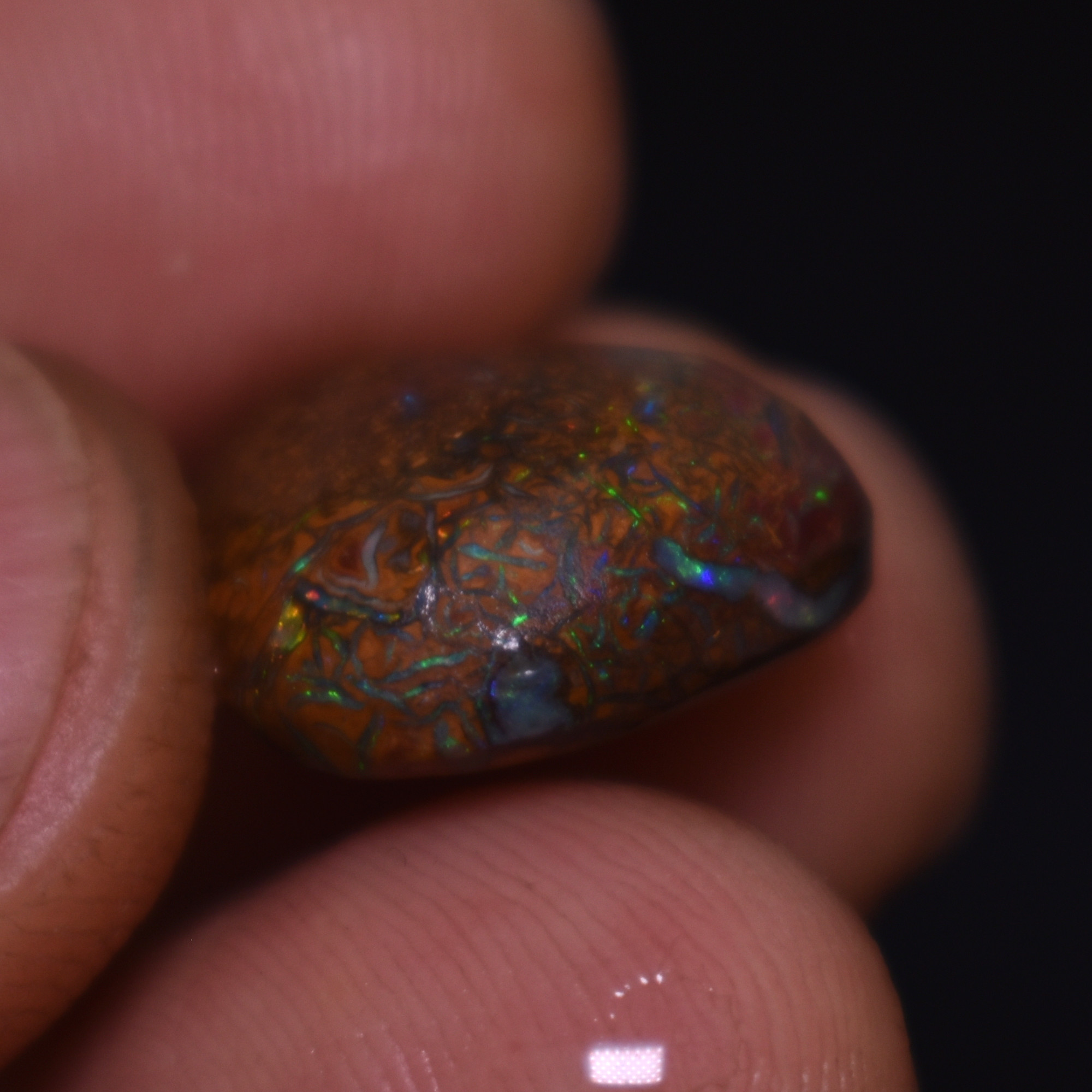Australian Rough Boulder Opal, Raw Matrix Specimen - 10ct weight #10 - Image 4