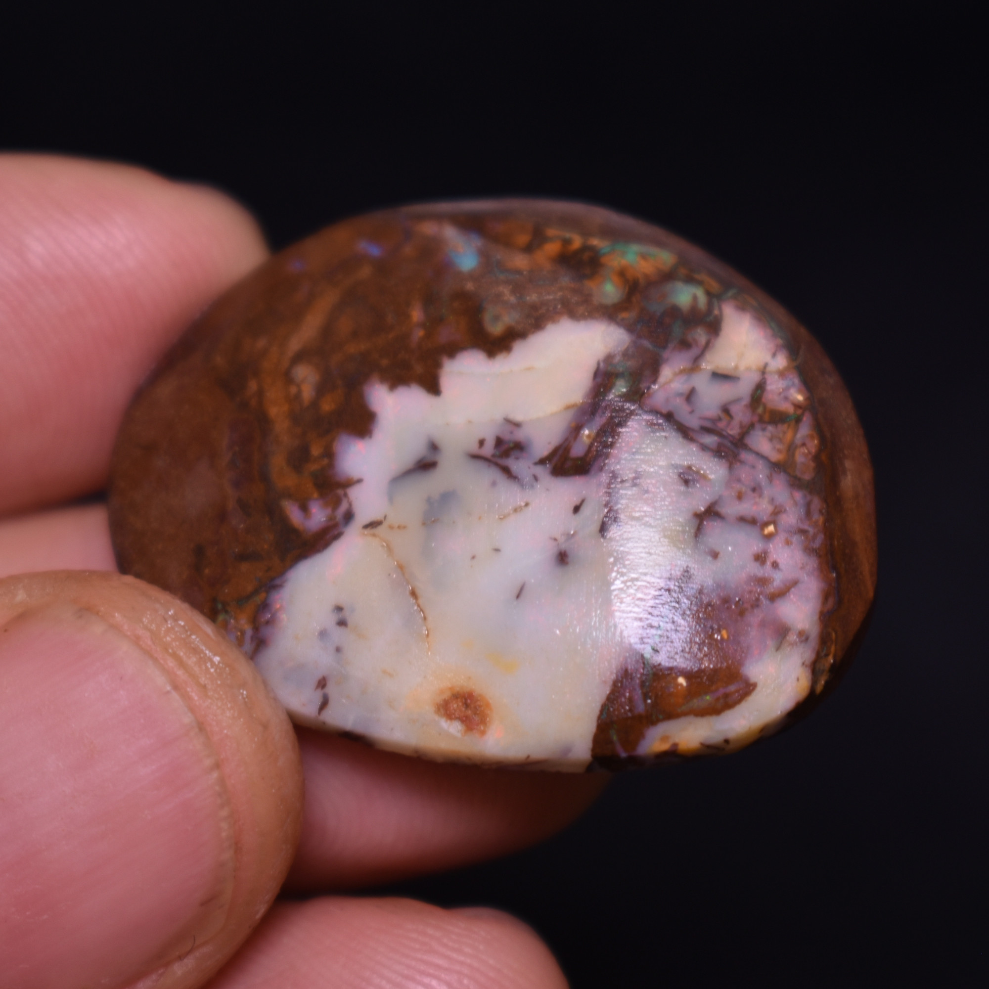 Australian Rough Boulder Opal, Raw Matrix Specimen - 44ct weight #17