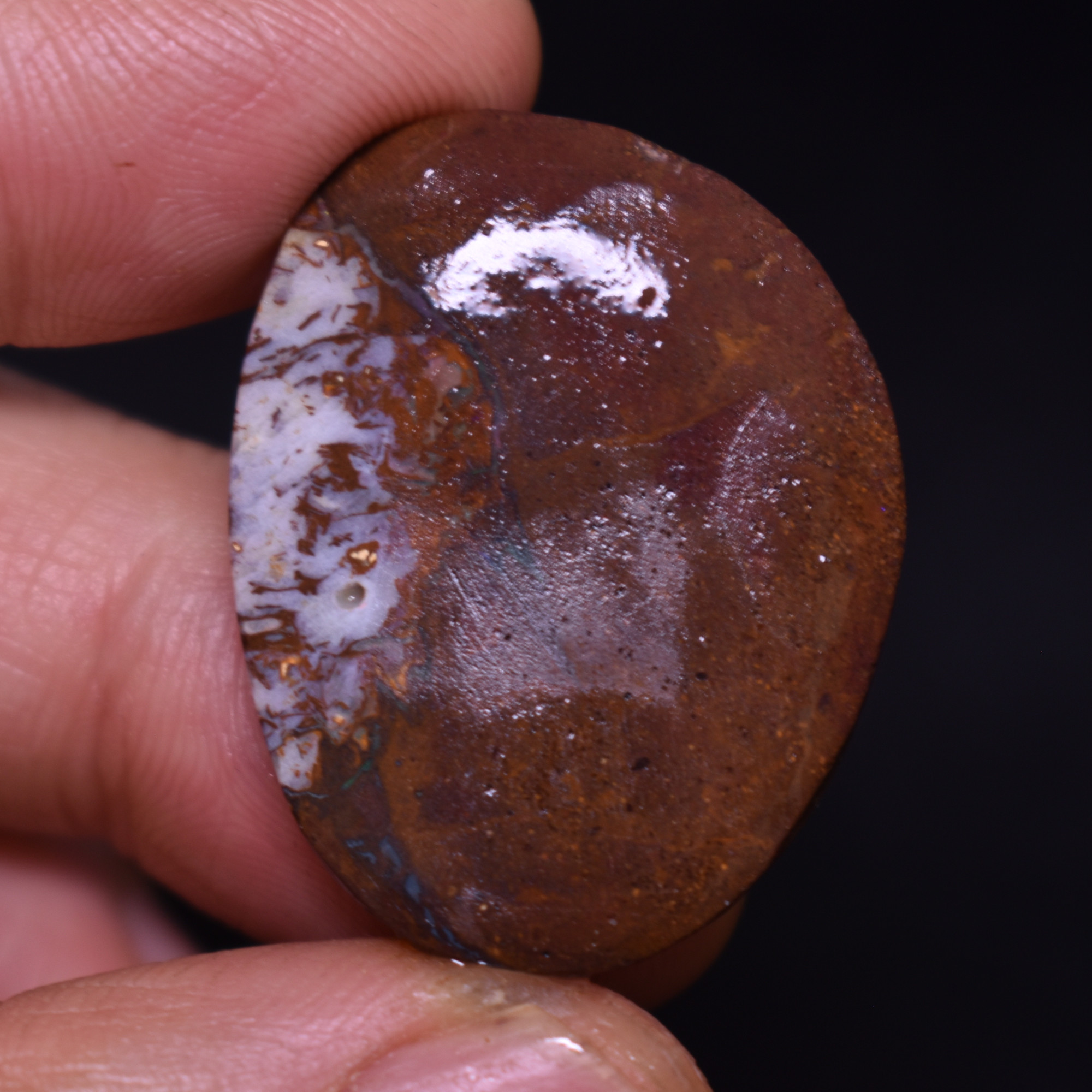 Australian Rough Boulder Opal, Raw Matrix Specimen - 44ct weight #17 - Image 2