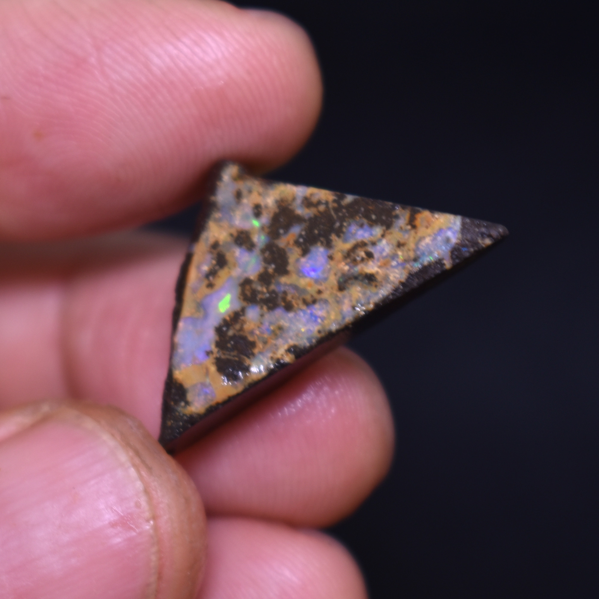 Australian Rough Boulder Opal, Raw Matrix Specimen - 20ct weight #18 - Image 2
