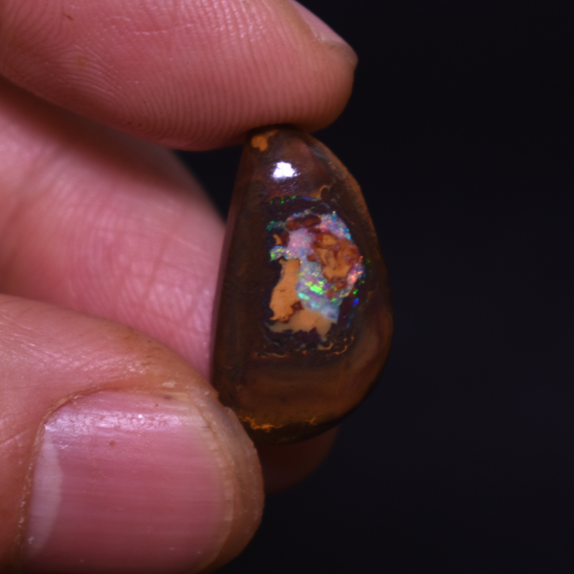Australian Rough Boulder Opal, Raw Matrix Specimen - 13.9ct weight #20 - Image 2
