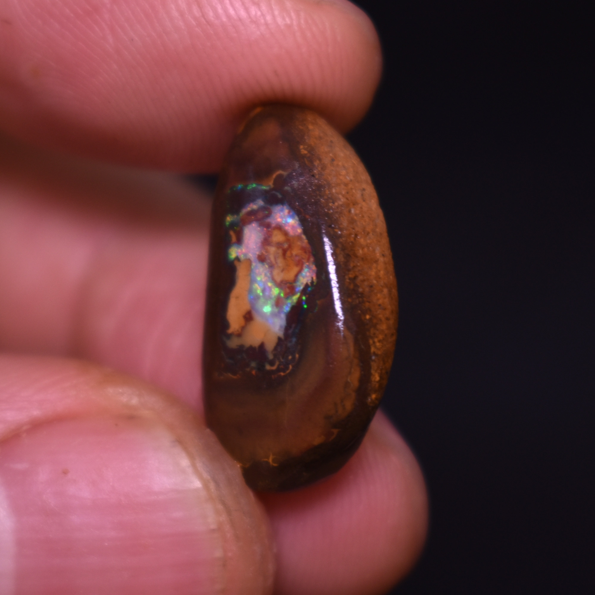 Australian Rough Boulder Opal, Raw Matrix Specimen - 13.9ct weight #20 - Image 3