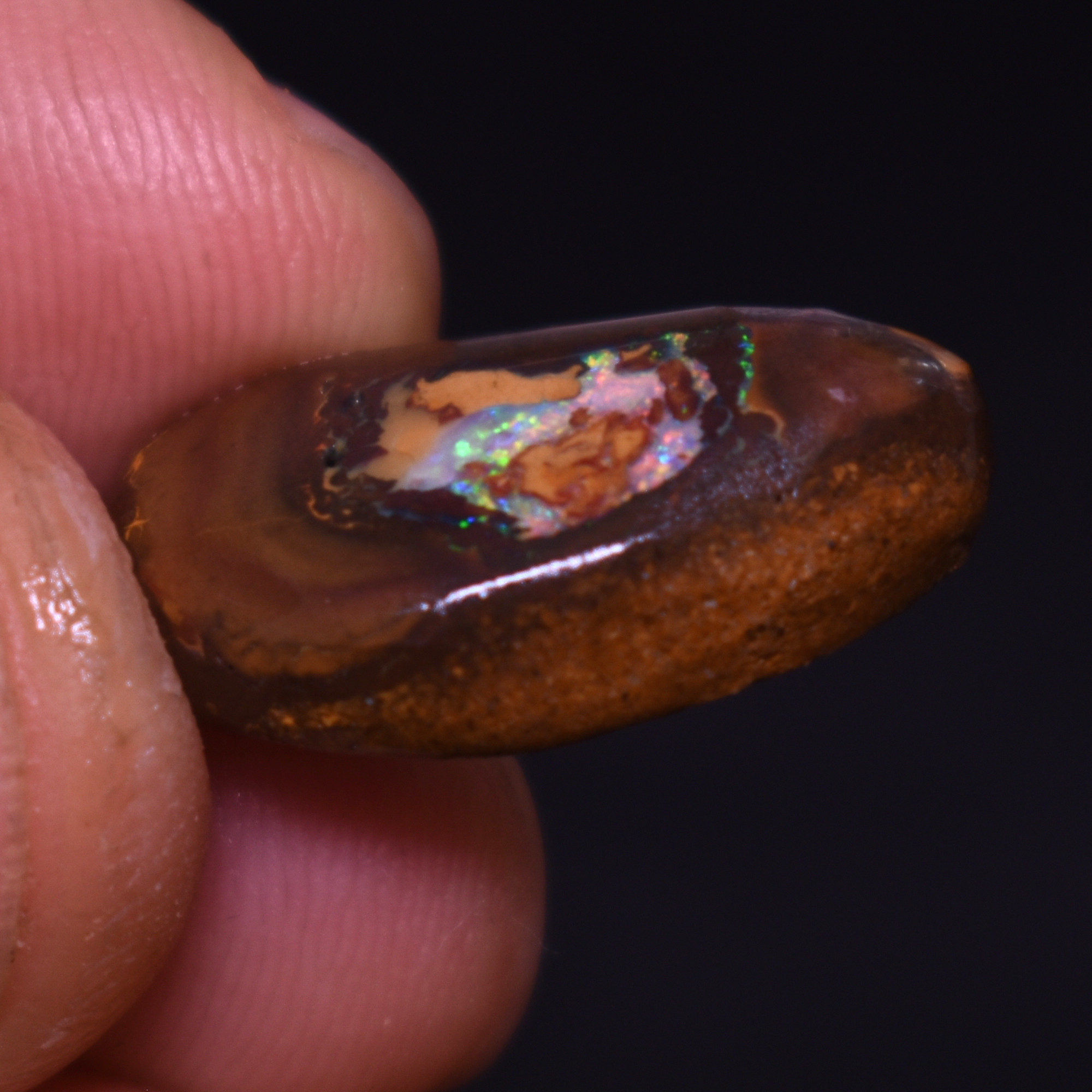 Australian Rough Boulder Opal, Raw Matrix Specimen - 13.9ct weight #20 - Image 4