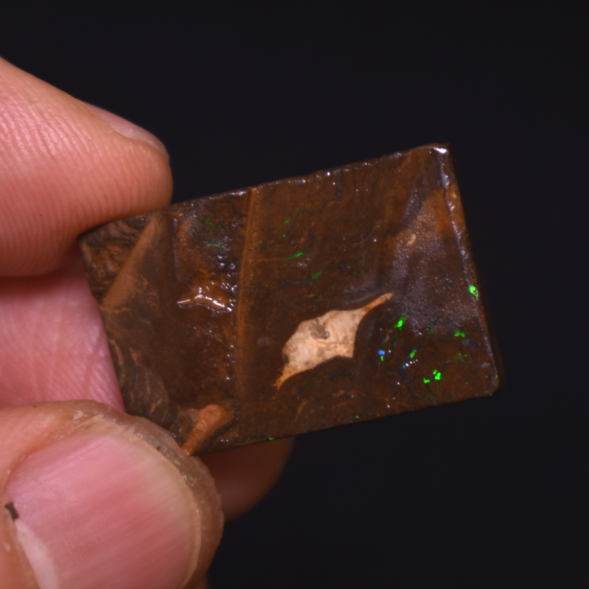 Australian Rough Boulder Opal, Raw Matrix Specimen - 30ct weight #30 - Image 2