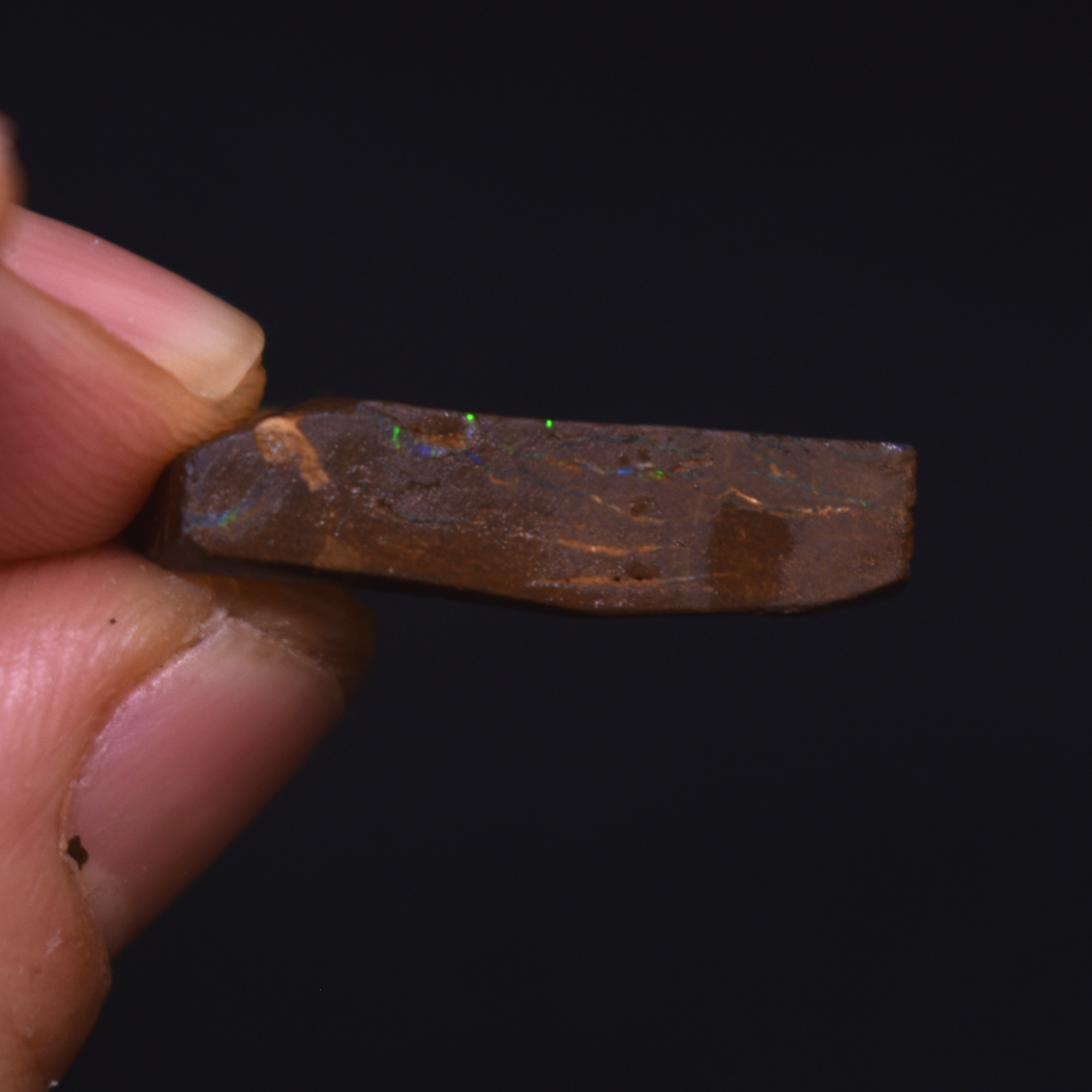 Australian Rough Boulder Opal, Raw Matrix Specimen - 30ct weight #30 - Image 4