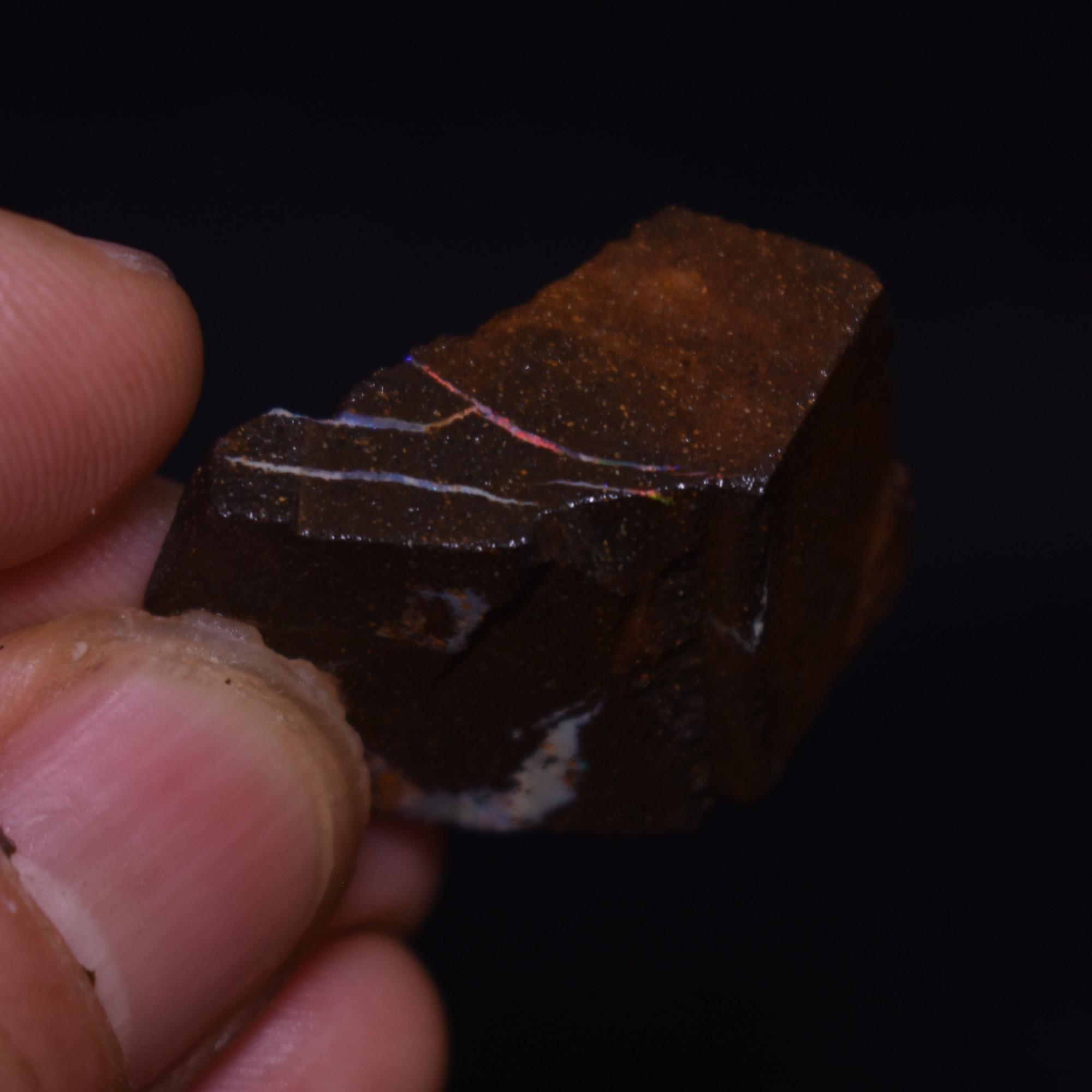 Australian Rough Boulder Opal, Raw Matrix Specimen - 64ct weight #36 - Image 6