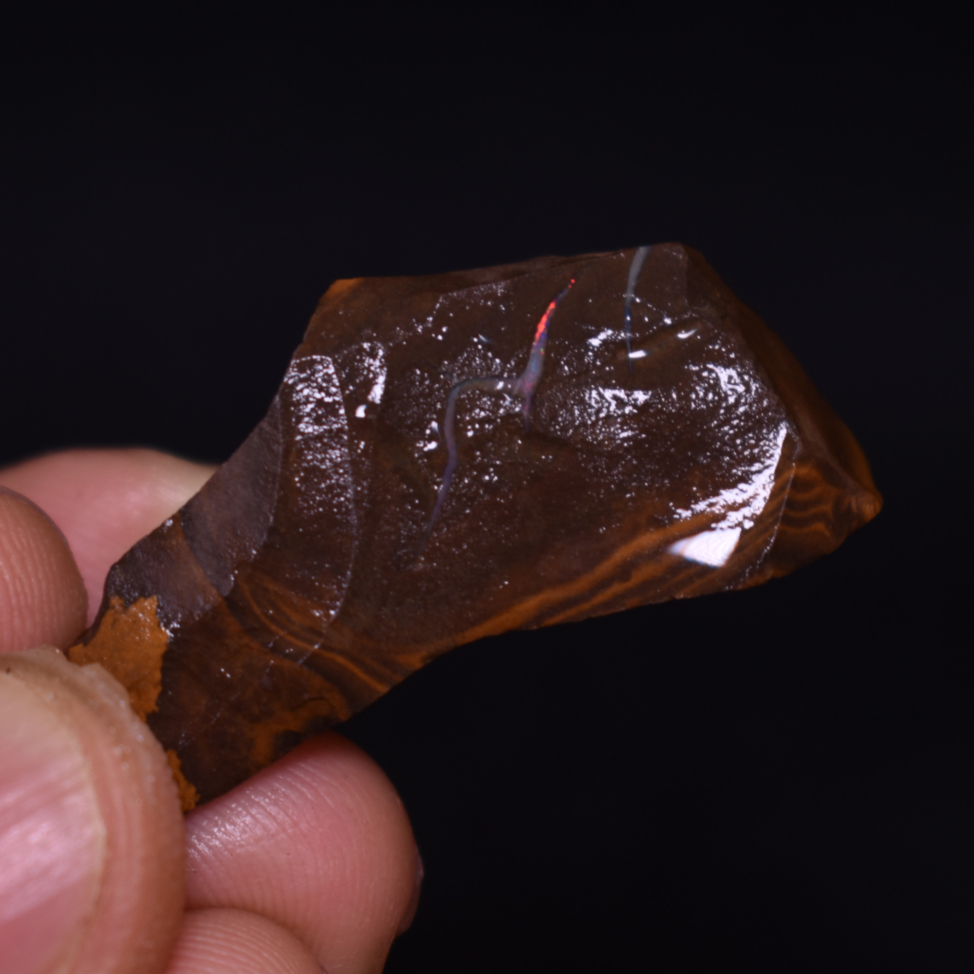 Australian Rough Boulder Opal, Raw Matrix Specimen - 53ct weight #37