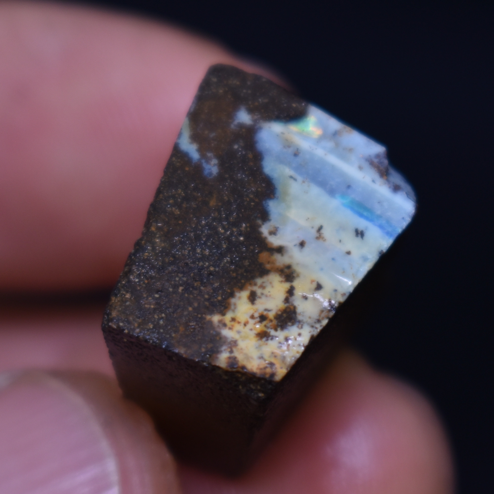 Australian Rough Boulder Opal, Raw Matrix Specimen – 36ct weight #48 - Image 3