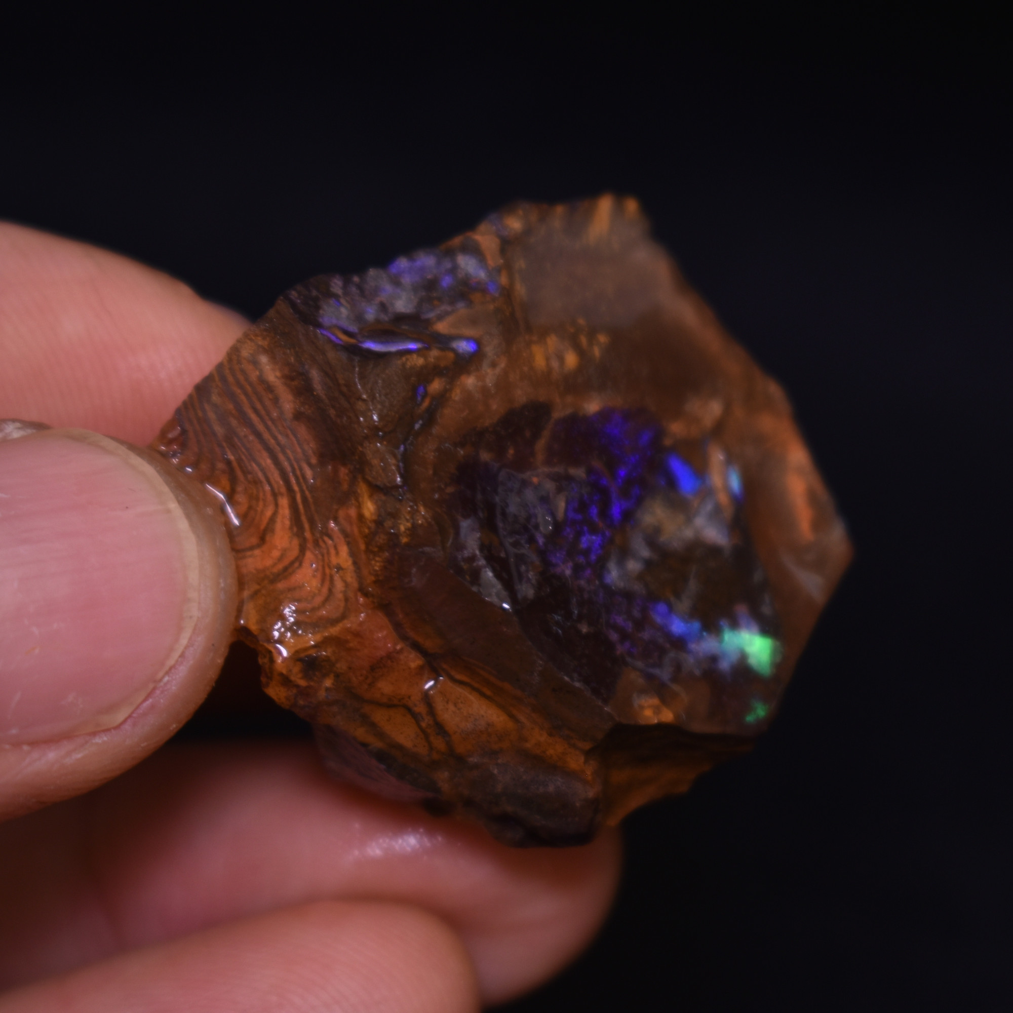Australian Rough Boulder Opal, Raw Matrix Specimen – 124ct weight #58 - Image 2