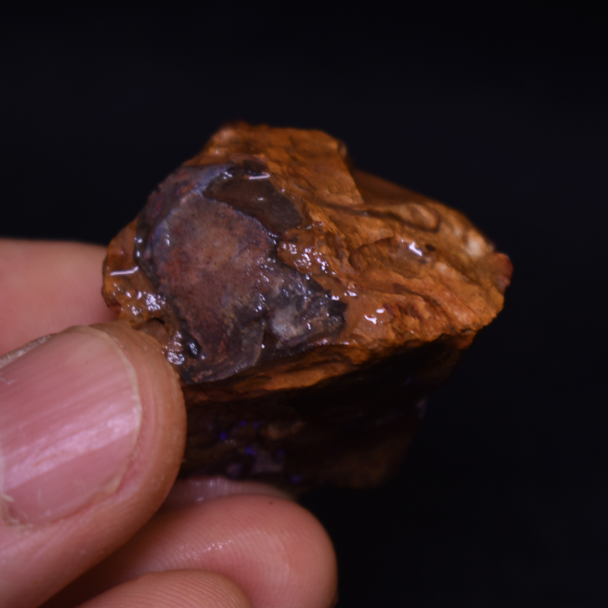 Australian Rough Boulder Opal, Raw Matrix Specimen – 124ct weight #58 - Image 3