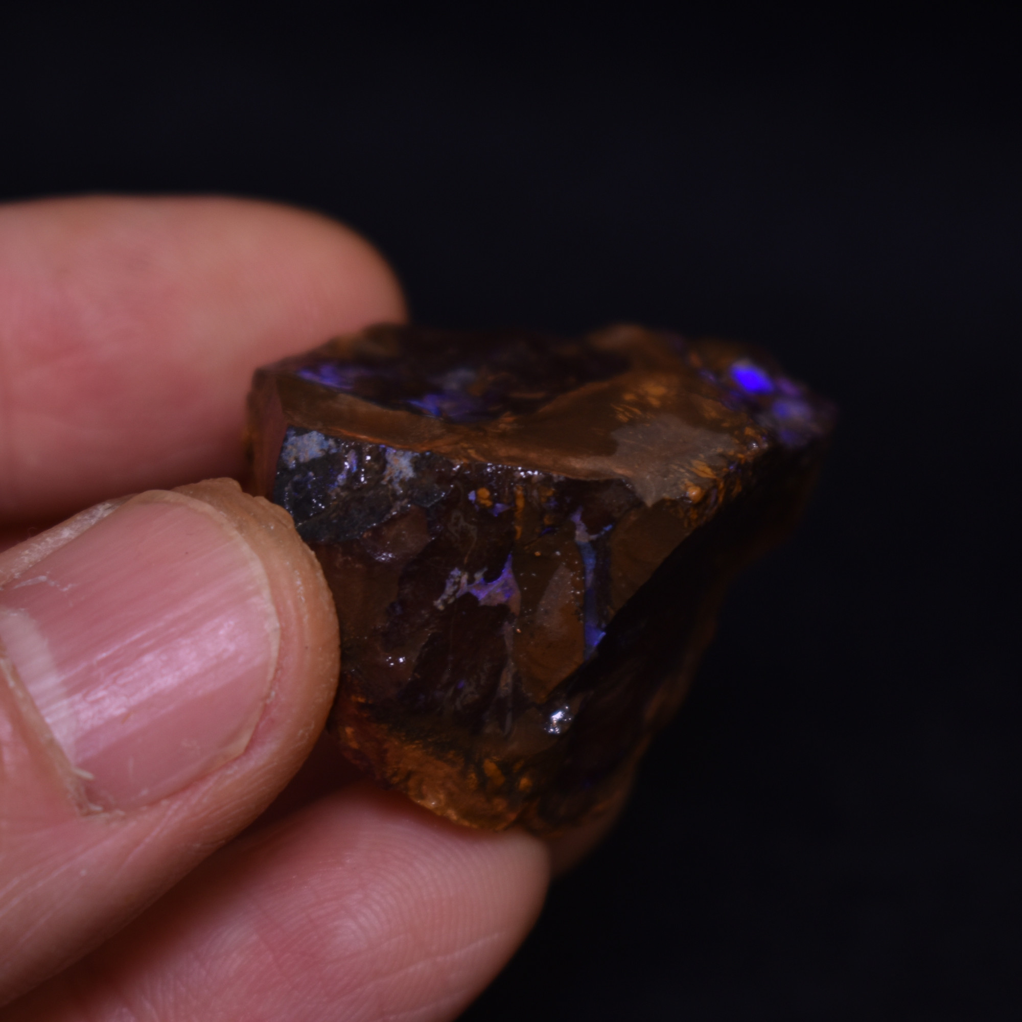 Australian Rough Boulder Opal, Raw Matrix Specimen – 124ct weight #58 - Image 4