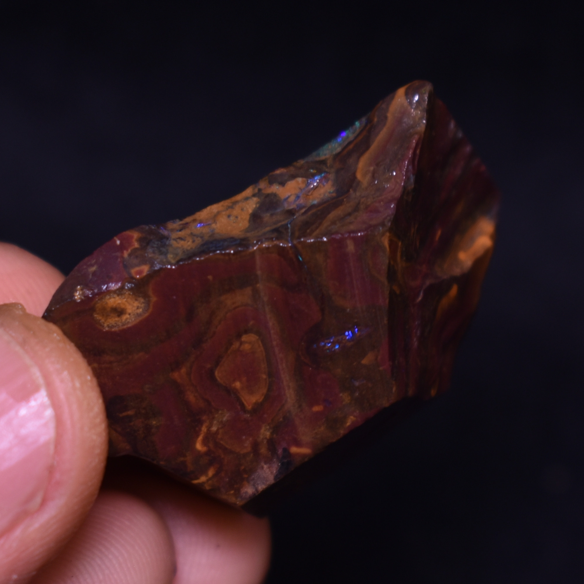 Australian Rough Boulder Opal, Raw Matrix Specimen – 152ct weight #68 - Image 3