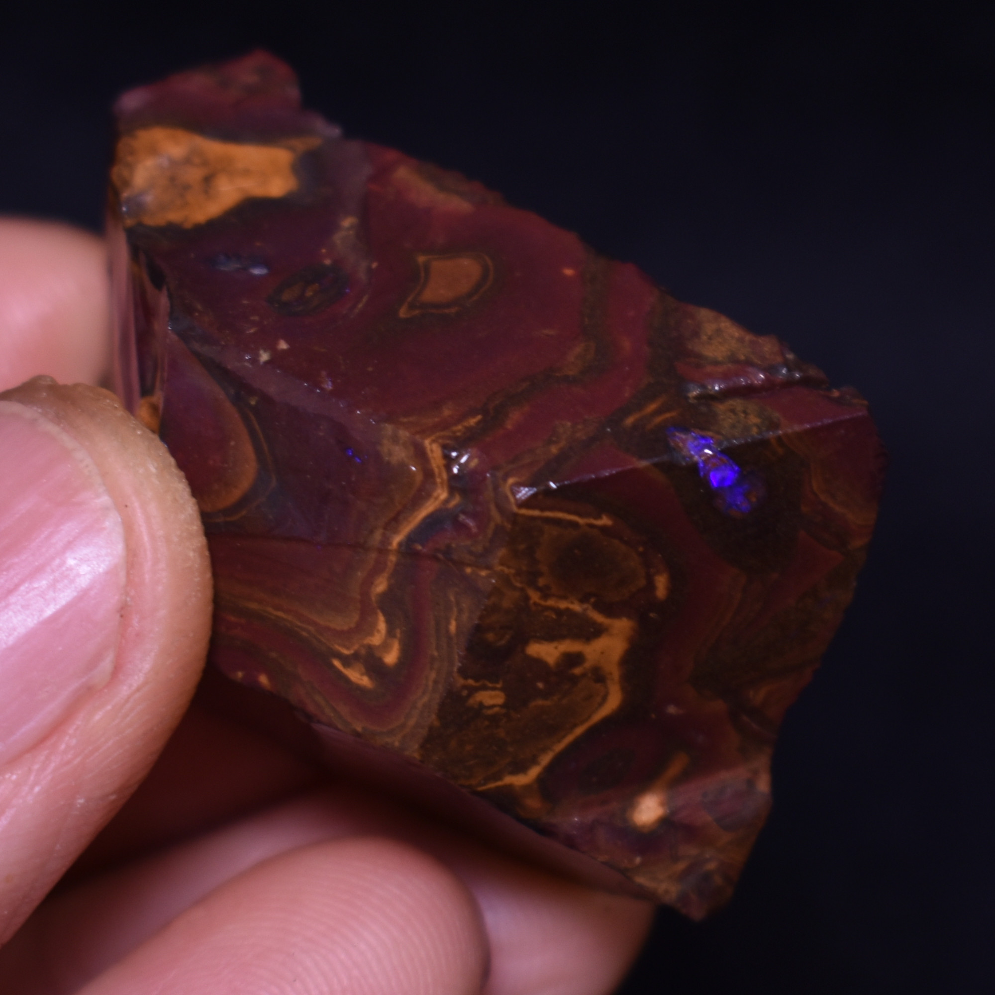 Australian Rough Boulder Opal, Raw Matrix Specimen – 152ct weight #68 - Image 4