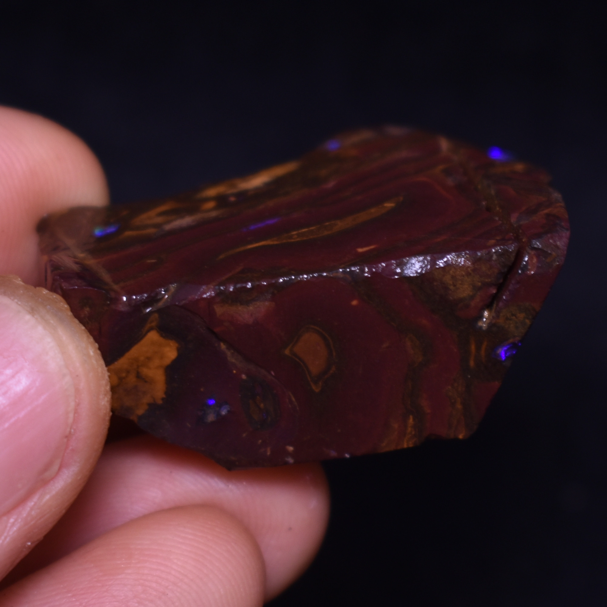 Australian Rough Boulder Opal, Raw Matrix Specimen – 152ct weight #68 - Image 5