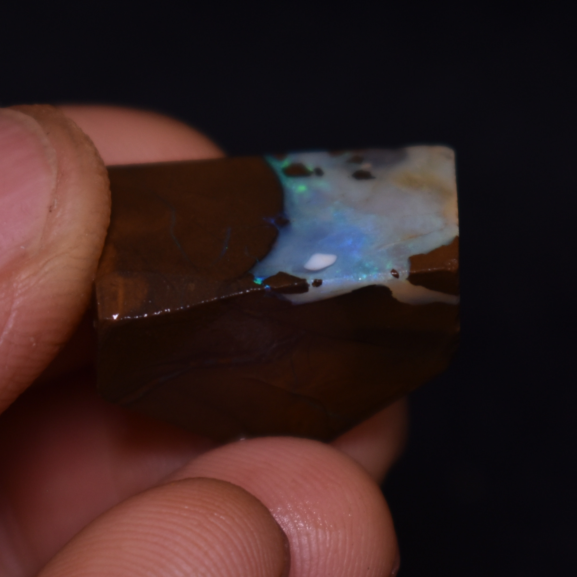 Australian Rough Boulder Opal, Raw Matrix Specimen – 41ct weight #74 - Image 2