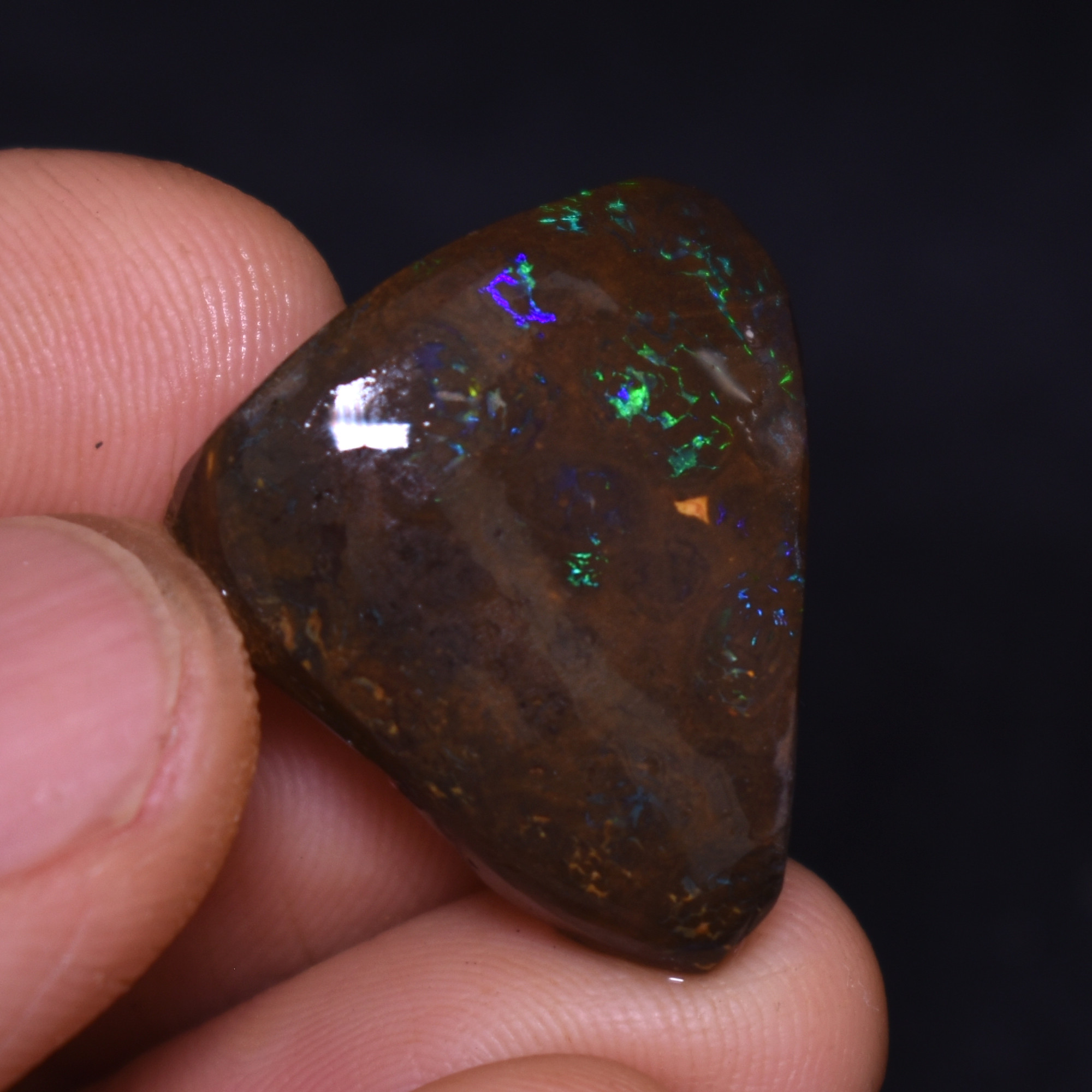 Australian Rough Boulder Opal, Raw Matrix Specimen – 42ct weight #78